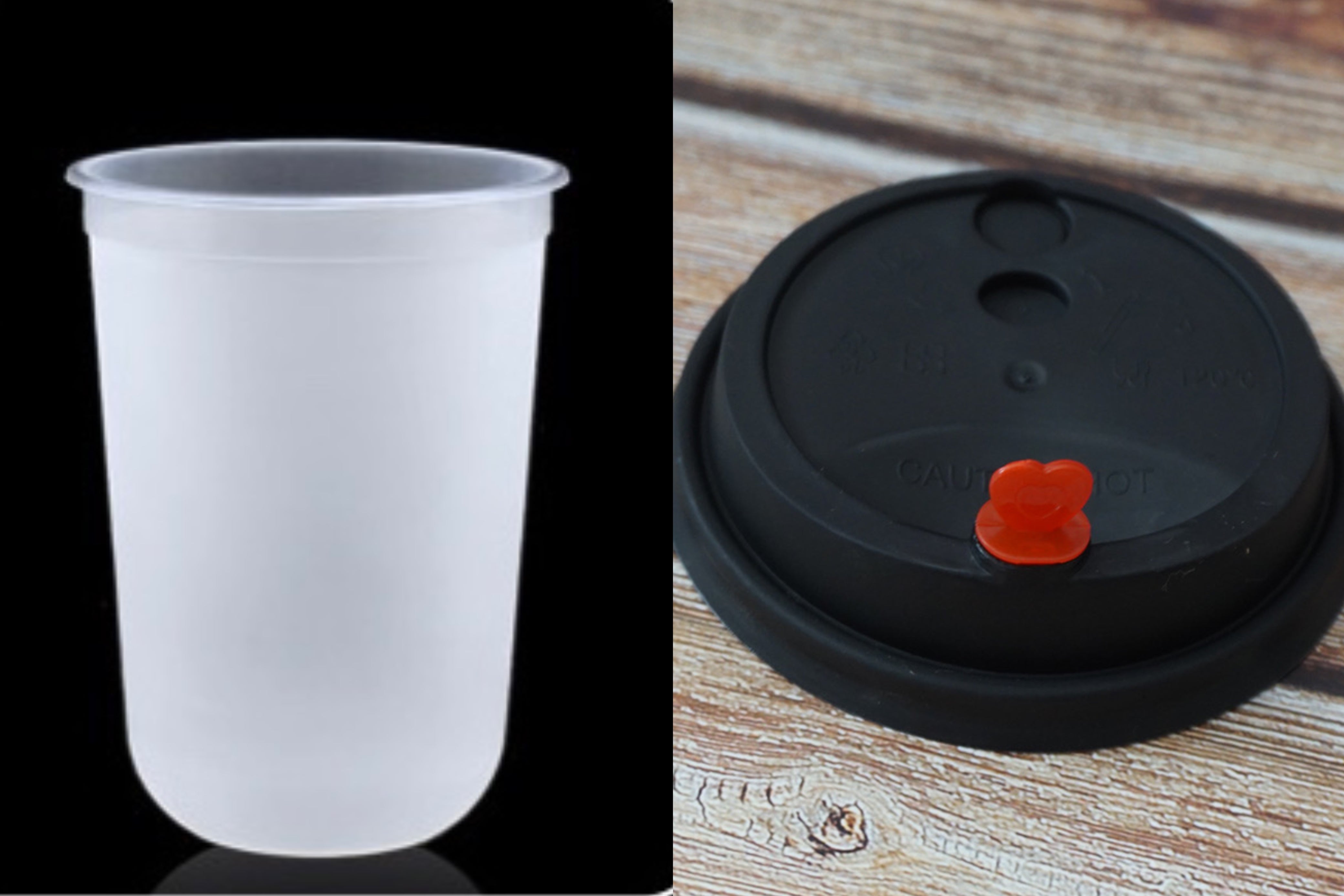 Package Deal A: 500ml Cups with Lids, 500 Sets